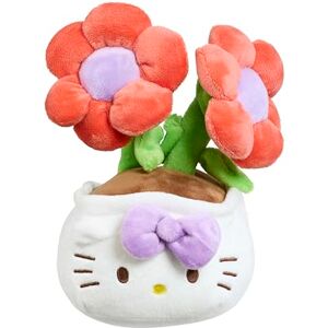Hello Kitty Plants Plush, 20cm Soft Toy with Purple Ribbon and Floral Design, Cute Character, Official Licensed Merchandise, Gift for Fans and Collectors, Suitable for Ages 4+ Hello Kitty Plants Plush, 20cm Soft Toy with Purple Ribbon and Floral Design, Cute Character, Official Licensed Merchandise, Gift for Fans and Collectors, Suitable for Ages 4+