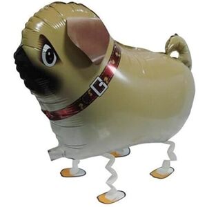 Party Balloons Pug Dog Jungle Walking Pet Balloon Animal Airwalker Zoo Farm Foil Balloon Helium Kids Fun Party Birthday