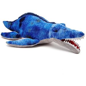 Zappi Co Children's 100% Recycled Realistic Lifelike Large Plush Toy Soft & Cuddly Stuffed Animal for Boys and Kids (60cm Length) (Mosasaurus) Zappi Co Children's 100% Recycled Realistic Lifelike Large Plush Toy Soft & Cuddly Stuffed Animal for Boys and Kids (60cm Length) (Mosasaurus)