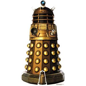 STAR CUTOUTS SC12 Dalek Caan Cardboard Cutout Fun for Doctor Who Fans, The Home, Birthdays, Metallic Gold,173 cm STAR CUTOUTS SC12 Dalek Caan Cardboard Cutout Fun for Doctor Who Fans, The Home, Birthdays, Metallic Gold,173 cm