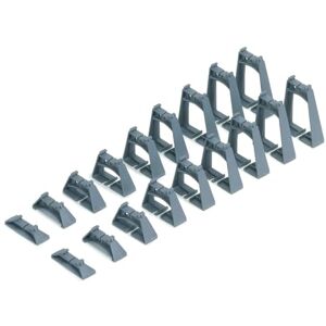 Hornby R909 OO Gauge Elevated Track Support Set, Model Train Accessories for Adding Scenery, Dioramas, Woodland, Buildings and More to 00 Gauge Model Railway 1:76 Scale, Grey Hornby R909 OO Gauge Elevated Track Support Set, Model Train Accessories for Adding Scenery, Dioramas, Woodland, Buildings and More to 00 Gauge Model Railway 1:76 Scale, Grey