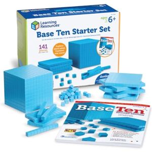Learning Resources Grooved Plastic Base Ten Starter Set Learning Resources Grooved Plastic Base Ten Starter Set