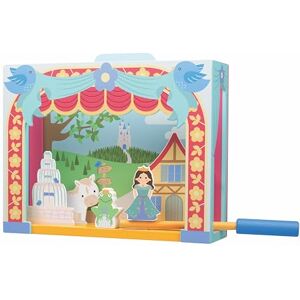 Orange Tree Toys Wooden Tabletop Theatre Set, Fairytale Stage with Characters, Interactive Puppet Show Theatre with Storage Drawer Orange Tree Toys Wooden Tabletop Theatre Set, Fairytale Stage with Characters, Interactive Puppet Show Theatre with Storage Drawer