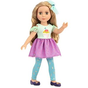 Sashka 14-inch Blonde & Green Fashion Doll - Hair Bow & Glitter Shoes Sashka 14-inch Blonde & Green Fashion Doll - Hair Bow & Glitter Shoes