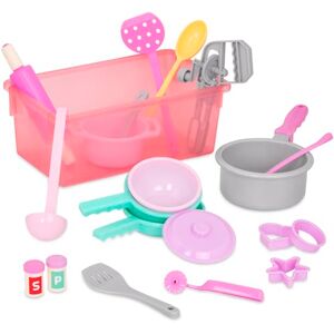 Battat – Play Circle – Cooking & Baking Playset – Hand Mixer, Rolling Pin, Ladle, Spatulas & More – Storage Bin – Kitchen & Cooking Toys for Kids – 3+ Years– Dinner for Eight Cookware Battat – Play Circle – Cooking & Baking Playset – Hand Mixer, Rolling Pin, Ladle, Spatulas & More – Storage Bin – Kitchen & Cooking Toys for Kids – 3+ Years– Dinner for Eight Cookware