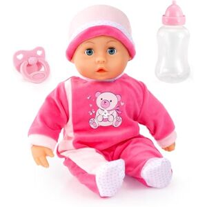 Bayer Design 93824BM Baby Doll Interactive, function, talking, with sounds, soft body, 38cm, bottle and pacifier Bayer Design 93824BM Baby Doll Interactive, function, talking, with sounds, soft body, 38cm, bottle and pacifier
