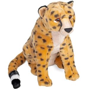 WILD REPUBLIC Artist Collection Cheetah, Stuffed Animal, 13 Inches, Plush Toy, Fill is Spun Recycled Water Bottles, 15 WILD REPUBLIC Artist Collection Cheetah, Stuffed Animal, 13 Inches, Plush Toy, Fill is Spun Recycled Water Bottles, 15