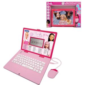 Lexibook , Barbie, Educational and Bilingual Laptop in English/French, Toy for children with 124 activities to learn, play games and music, Pink, JC598BBi1LXB Lexibook , Barbie, Educational and Bilingual Laptop in English/French, Toy for children with 124 activities to learn, play games and music, Pink, JC598BBi1LXB
