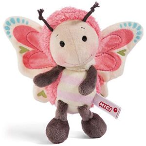 Nici 44933 Cuddly Soft Toy Butterfly, Plush, 25cm, Pink/Multi-Coloured Nici 44933 Cuddly Soft Toy Butterfly, Plush, 25cm, Pink/Multi-Coloured