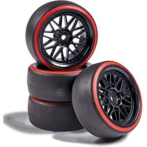Carson 500900157 1:10 Drift Wheel Set (4) Black/Red Model Building Accessories, Spare Part, Tuning, Tyres, Tyre Set Carson 500900157 1:10 Drift Wheel Set (4) Black/Red Model Building Accessories, Spare Part, Tuning, Tyres, Tyre Set
