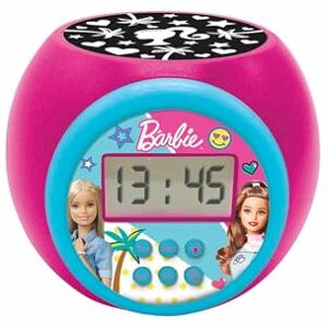 Lexibook , Barbie, Projector alarm clock with snooze function and alarm function, Night light with timer, LCD screen, battery operated, RL977BBLXB Lexibook , Barbie, Projector alarm clock with snooze function and alarm function, Night light with timer, LCD screen, battery operated, RL977BBLXB