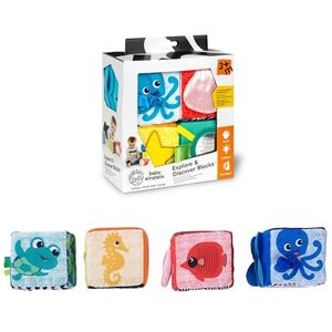 Baby Einstein Explore & Discover Soft Blocks Toys, Ages 3 months + Baby Einstein Explore & Discover Soft Blocks Toys, Ages 3 months +