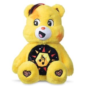 Care+ Basic Fun 22cm Rock Theme Plush – Funshine Bear Eco-Friendly Soft Toy with Lightning Belly Badge – Collectible Plush for Kids & Fans, Yellow, 14 Care+ Basic Fun 22cm Rock Theme Plush – Funshine Bear Eco-Friendly Soft Toy with Lightning Belly Badge – Collectible Plush for Kids & Fans, Yellow, 14