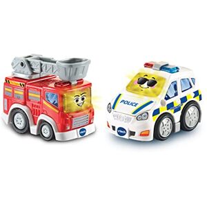 VTech 420663 Toot Drivers 2 Car Rescue Pack with Fire Engine and Police Car, Interactive Toddlers Toy for Pretend Play, Lights and Sounds, Boys and Girls 12 Months, 2, 3, 4 + Years, Multicolor VTech 420663 Toot Drivers 2 Car Rescue Pack with Fire Engine and Police Car, Interactive Toddlers Toy for Pretend Play, Lights and Sounds, Boys and Girls 12 Months, 2, 3, 4 + Years, Multicolor