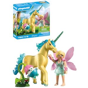Playmobil Magic Unicorns Collectible Unicorn Sunshine Blossom with Fairy With magical details & interchangeable accessories for children aged 4+ 71842 Playmobil Magic Unicorns Collectible Unicorn Sunshine Blossom with Fairy With magical details & interchangeable accessories for children aged 4+ 71842