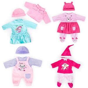 Bayer Design 84600AQ Doll clothes, doll outfit for baby dolls 40-46 cm, multi-piece doll clothing set, doll accessories Bayer Design 84600AQ Doll clothes, doll outfit for baby dolls 40-46 cm, multi-piece doll clothing set, doll accessories