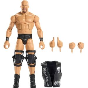 Mattel WWE Elite Action Figure & Accessories, Greatest Hits 2025 Set, 6-inch Collectible “Stone Cold” Steve Austin with 25 Articulation Points & Swappable Hands, JHT58 Mattel WWE Elite Action Figure & Accessories, Greatest Hits 2025 Set, 6-inch Collectible “Stone Cold” Steve Austin with 25 Articulation Points & Swappable Hands, JHT58
