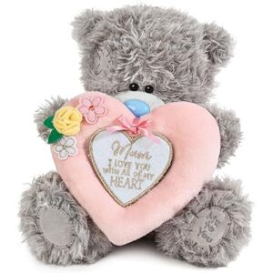 Me To You Tatty Teddy Luxury Boxed 'Mum' Plush Bear 19cm High Official Mother's Day Signature Collection, Grey Me To You Tatty Teddy Luxury Boxed 'Mum' Plush Bear 19cm High Official Mother's Day Signature Collection, Grey