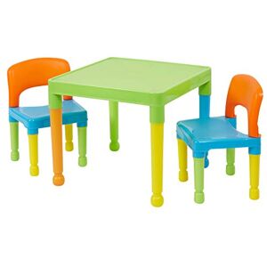 Liberty House Toys Children's Multi-Coloured Table & 2 Chairs Set, Multicoloured, 51x51x43.5 cm Liberty House Toys Children's Multi-Coloured Table & 2 Chairs Set, Multicoloured, 51x51x43.5 cm
