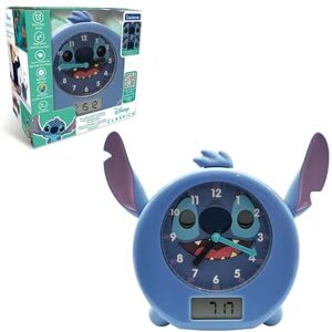 Lexibook , Disney Stitch, My Sleep Companion, Alarm clock, nightlight, dawn simulator and storyteller, with power cord, blue, RLT100DLXB Lexibook , Disney Stitch, My Sleep Companion, Alarm clock, nightlight, dawn simulator and storyteller, with power cord, blue, RLT100DLXB