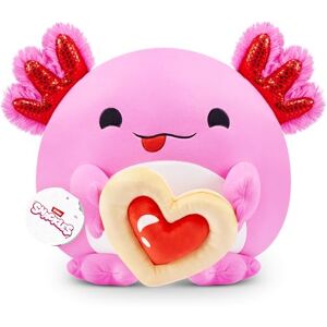 Snackles Valentines, Axolotl, 35 cm by ZURU Cuddly Squishy Comfort Plush with License Snack Brand Accessory, Valentines Day Gifts (Axolotl, Cookie) Snackles Valentines, Axolotl, 35 cm by ZURU Cuddly Squishy Comfort Plush with License Snack Brand Accessory, Valentines Day Gifts (Axolotl, Cookie)