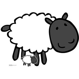 STAR CUTOUTS SC1443 Cute Sheep Farmyard Animal Cardboard Cut Out Height 90cm Ideal for Animal Theme, Parties, Birthdays & Fans, Room Decorations & Events STAR CUTOUTS SC1443 Cute Sheep Farmyard Animal Cardboard Cut Out Height 90cm Ideal for Animal Theme, Parties, Birthdays & Fans, Room Decorations & Events