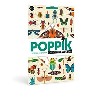 Poppik Discovery Sticker Kit Insects for Ages 6 and Above. Fun, Educational Poster Kit for Kids Poppik Discovery Sticker Kit Insects for Ages 6 and Above. Fun, Educational Poster Kit for Kids