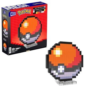 Mega Brands MEGA Pokémon Action Figure Building Toys, Poké Ball with 381 Pieces, 6 Inches Tall, for Collectors Mega Brands MEGA Pokémon Action Figure Building Toys, Poké Ball with 381 Pieces, 6 Inches Tall, for Collectors
