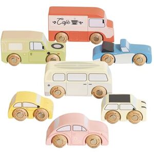Le Toy Van Wooden Vintage Toy Cars 7 Piece Childs Car Play set Suitable for Ages 3+ years Le Toy Van Wooden Vintage Toy Cars 7 Piece Childs Car Play set Suitable for Ages 3+ years