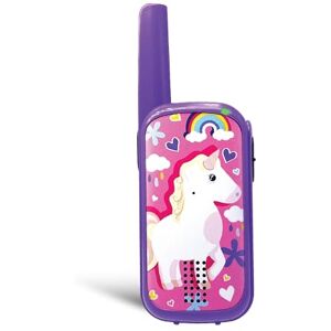Groov-e Cuties Children's Walkie-Talkies Unicorn Pink and Purple Kid's Walkie-Talkie with 500m Range, Clear Sound, LED Indicator, and Call Ring, Battery Operated Groov-e Cuties Children's Walkie-Talkies Unicorn Pink and Purple Kid's Walkie-Talkie with 500m Range, Clear Sound, LED Indicator, and Call Ring, Battery Operated