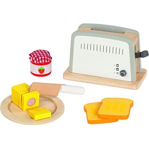 Goki Wooden Toaster, Pretend and Play Role Play Traditional Toaster Set for Children Ages 3+ Goki Wooden Toaster, Pretend and Play Role Play Traditional Toaster Set for Children Ages 3+