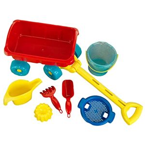 Theo Klein 2002 Aqua Action Handcart with Sand Bucket Set Consisting of 6 Pieces, Toy Theo Klein 2002 Aqua Action Handcart with Sand Bucket Set Consisting of 6 Pieces, Toy