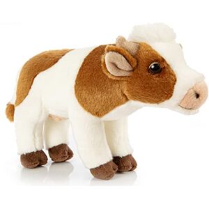 Uni-Toys Cow White-Brown, Standing 27 cm (Length) Plush Cow Plush Toy, Cuddly Toy Uni-Toys Cow White-Brown, Standing 27 cm (Length) Plush Cow Plush Toy, Cuddly Toy