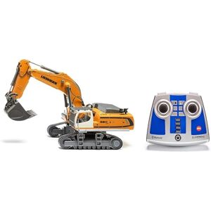 SIKU 6740, Liebherr R980 SME Crawler Excavator, Remote Control, 1:32, Incl. Bluetooth Remote Control, Controllable via App with Optional Sound Effects, Metal/Plastic, Yellow SIKU 6740, Liebherr R980 SME Crawler Excavator, Remote Control, 1:32, Incl. Bluetooth Remote Control, Controllable via App with Optional Sound Effects, Metal/Plastic, Yellow