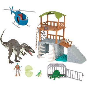 Terra by Battat – 13 Pieces Jungle Expedition Big Playset – Electronic Dinosaur with Light– Up Eyes – Movable Roaring Acrocanthosaurus & Helicopter with 2 Surprise Dinosaur Toys for 3+ Years Terra by Battat – 13 Pieces Jungle Expedition Big Playset – Electronic Dinosaur with Light– Up Eyes – Movable Roaring Acrocanthosaurus & Helicopter with 2 Surprise Dinosaur Toys for 3+ Years