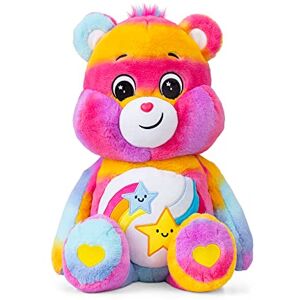 Basic Fun Care Bears Dare to Care Bear 60cm Jumbo Plush – Giant Soft Cuddly Toy for Kids Aged 4+ – Collectable Rainbow Teddy Bear – Large Plush Gift for Girls and Boys Basic Fun Care Bears Dare to Care Bear 60cm Jumbo Plush – Giant Soft Cuddly Toy for Kids Aged 4+ – Collectable Rainbow Teddy Bear – Large Plush Gift for Girls and Boys