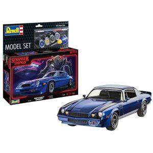 Revell Model Set 67728 Chevy Camaro Z/28: Stranger Things 1:25 Scale Unbuilt/Unpainted Plastic Model Kit with Accessories Revell Model Set 67728 Chevy Camaro Z/28: Stranger Things 1:25 Scale Unbuilt/Unpainted Plastic Model Kit with Accessories