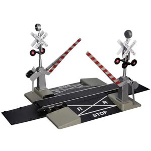 Bachmann 96214 Large G Scale Steel Alloy Track with Operating Crossing Gate, Multicolor Rolling Stock Bachmann 96214 Large G Scale Steel Alloy Track with Operating Crossing Gate, Multicolor Rolling Stock