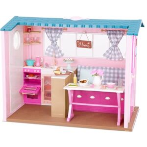 Our Generation OG Country House Dollhouse Playset Furniture, Play Food & Animal Sounds 18-Inch Doll Accessories Pretend Play Toy for Kids 3 Years & Older Our Generation OG Country House Dollhouse Playset Furniture, Play Food & Animal Sounds 18-Inch Doll Accessories Pretend Play Toy for Kids 3 Years & Older