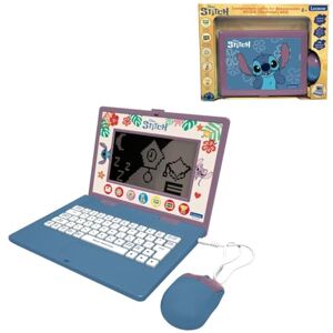 Lexibook , Disney Stitch, Bilingual Educational Laptop Disney Stitch, 170 Activities in English/German, JC599Di3 Lexibook , Disney Stitch, Bilingual Educational Laptop Disney Stitch, 170 Activities in English/German, JC599Di3