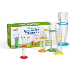 Learning Resources - Starter Science Graduated Cylinder Set - Educational Science Kit Learning Resources - Starter Science Graduated Cylinder Set - Educational Science Kit
