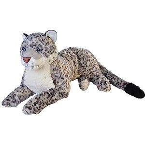 WILD REPUBLIC Jumbo Snow Leopard Giant Plush Soft Toy, Gifts for Kids, 76 cm WILD REPUBLIC Jumbo Snow Leopard Giant Plush Soft Toy, Gifts for Kids, 76 cm
