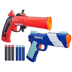 Nerf Fortnite Dual Pack Includes 2 Fortnite Blasters and 6 Elite Darts Nerf Fortnite Dual Pack Includes 2 Fortnite Blasters and 6 Elite Darts