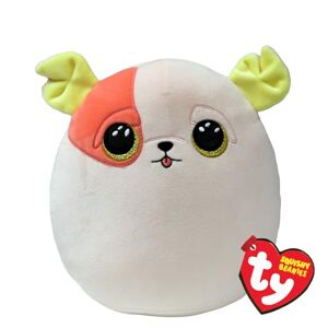 Ty Patch Dog Squish a Boo 10 Inches - Squishy Beanies for Kids, Baby Soft Plush Toys - Collectible Cuddly Stuffed Teddy