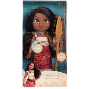 Disney Moana 2 Singing Moana 14" / 35cm Feature Doll with Oar, Official by Jakks Pacific, Includes Magical Light Up Oar, Sings Beyond, Light Up Features, 11 Storytelling Phrases, For Girls 3+ Disney Moana 2 Singing Moana 14" / 35cm Feature Doll with Oar, Official by Jakks Pacific, Includes Magical Light Up Oar, Sings Beyond, Light Up Features, 11 Storytelling Phrases, For Girls 3+