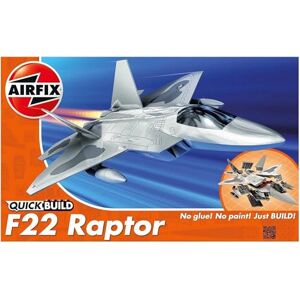Airfix QUICKBUILD Model Aircraft Kits J6005 F22 Raptor Model Building Kit for Kids 6+, Construction Plane Toys for Boys & Girls Fighter Jet Planes & Toy Aeroplane Sets, Plane Enthusiast Gifts Airfix QUICKBUILD Model Aircraft Kits J6005 F22 Raptor Model Building Kit for Kids 6+, Construction Plane Toys for Boys & Girls Fighter Jet Planes & Toy Aeroplane Sets, Plane Enthusiast Gifts