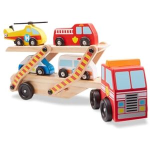Melissa & Doug Wooden Emergency Vehicle Carrier, Magnetic Wooden Cars & Truck Toy 3 Year Old Gifts For 3+ Year Old Boys & Girls 3 4 5 7 Melissa & Doug Wooden Emergency Vehicle Carrier, Magnetic Wooden Cars & Truck Toy 3 Year Old Gifts For 3+ Year Old Boys & Girls 3 4 5 7