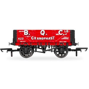 Hornby R60295 BQC 4 Plank Wagon No423, Red Hornby R60295 BQC 4 Plank Wagon No423, Red