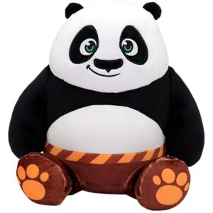 Panda 4 Po, Cushy Large Plush in Kung Fu Outfit, Crafted with Soft Material, Replicates Po's Iconic Features, Suitable for Ages 4 Years and Up Panda 4 Po, Cushy Large Plush in Kung Fu Outfit, Crafted with Soft Material, Replicates Po's Iconic Features, Suitable for Ages 4 Years and Up