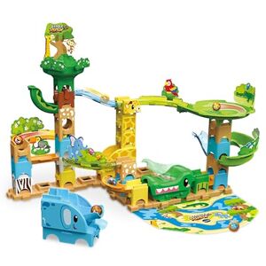 VTech Marble Rush Safari Slides, Construction Set for Kids, 58 Building Pieces & 6 Marbles, Includes 3 Animal Friends, Suitable for Ages 3, 4, 5+ Years, English Version VTech Marble Rush Safari Slides, Construction Set for Kids, 58 Building Pieces & 6 Marbles, Includes 3 Animal Friends, Suitable for Ages 3, 4, 5+ Years, English Version
